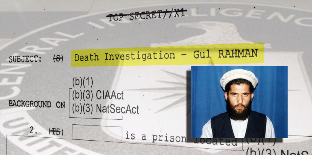 The CIA’s Death Investigation of Gul Rahman, 2002 - The Black Vault